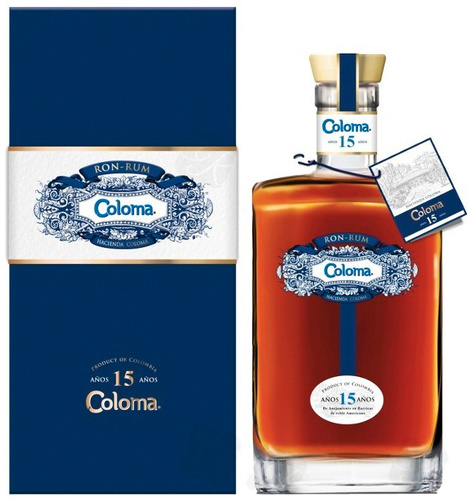 RHUM COLOMBIE COLOMA 15 ANS 40% 70CL