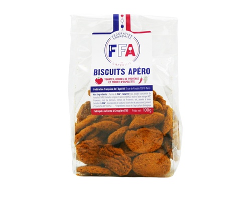 FEDERATION FRANCAISE DE L'APERITIF BISCUITS APERO TOMATE 100G