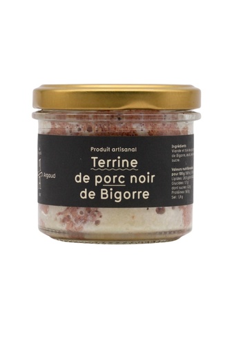MAISON ARGAUD TERRINE DE PORC NOIR DE BIGORRE BOCAL 100g