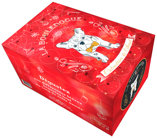 CALENDRIER DE L'AVENT LA BOULEDOGUE 24X33CL 5.6%