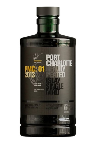 WHISKY ECOSSE ISLAY SINGLE MALT PORT CHARLOTTE POMEROL CASK FINISH 54.5% 70CL
