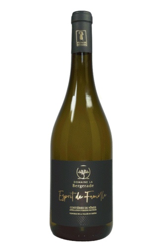 AOP COSTIERES DE NIMES BLANC ESPRIT DE FAMILLE LA BERGERADE 2024 BIO