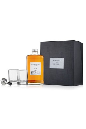 WHISKY JAPON NIKKA FROM THE BARREL COFFRET 2 VERRES SILHOUETTE 50CL