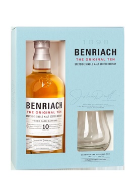 Whisky Benriach 10 Ans Coffret 1 Verre 43% 70cl
