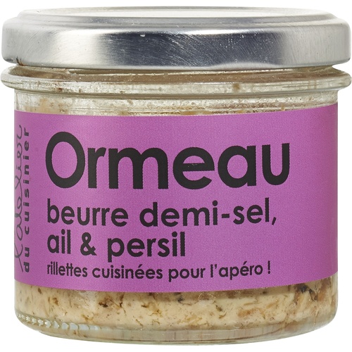 ORMEAU BEURRE DEMI SEL AIL ET PERSIL 80g