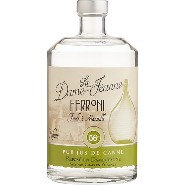 Rhum Blanc Ferroni La Dame Jeanne Affine A Marseille 56% 70cl