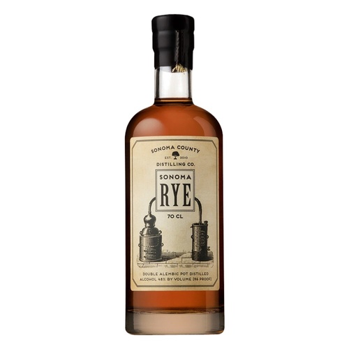 WHISKEY STRAIGHT RYE USA CALIFORNIE SONOMA COUNTY RYE 49% 70CL