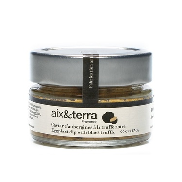 Caviar D'aubergines A La Truffe Noire Specialite Salee Aix&terra 90g